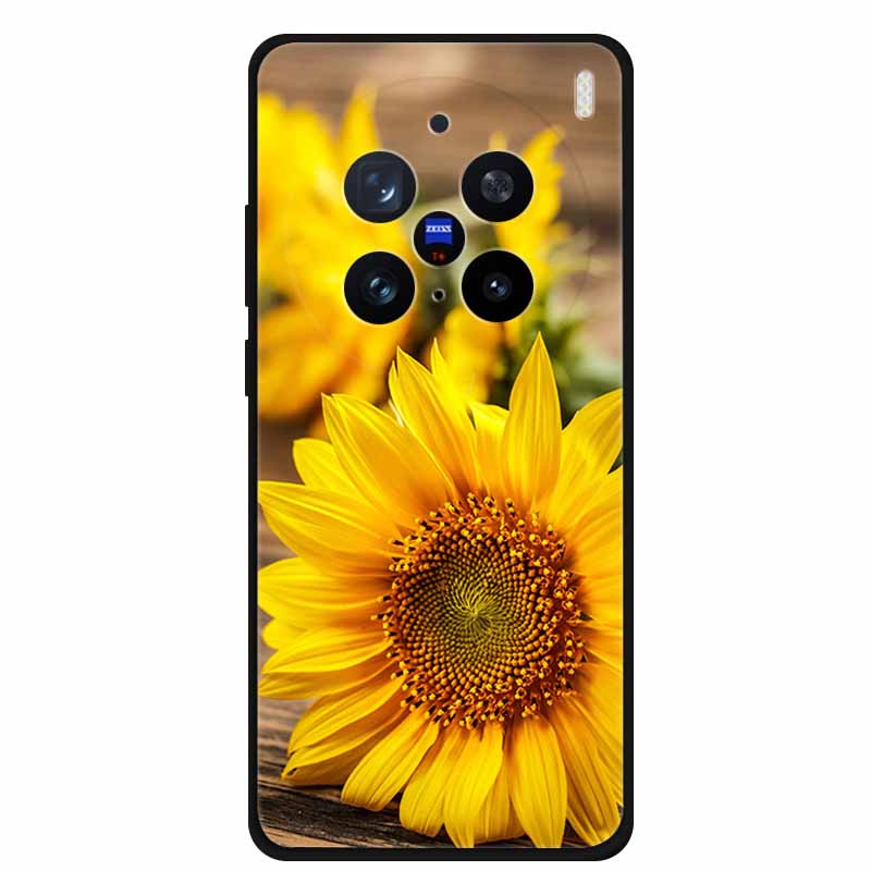 For Vivo X200 Pro Back Cover Case 6.78  Black Silicone Soft Phone Case For Vivo X200 Pro 5G Case X200Pro X 200 Pro Shockproof Vivo X200 Pro 5G