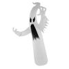 Halloween Inflatable White   with Colorful LED Light IP44 Waterproof Halloween Blow Up Yard Decoration for Outdoor Garden Lawn