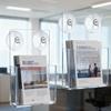 2pcs Acrylic Brochure Holder Suction Cup Literature Stand Wall Mounted Pamphlet Rack For Office Document Literature Brochure