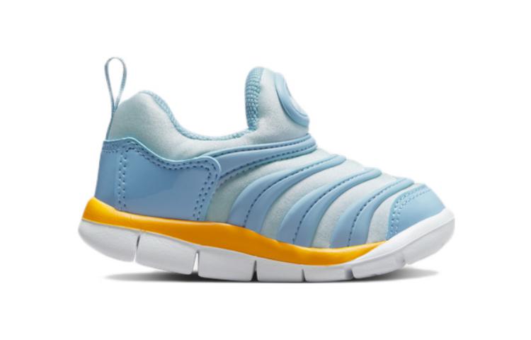Nike Dynamo Free Slip Resistant Cushioning Abrasion Resistant Low Top Toddler Shoes Blue Infant And Toddler 343938-438