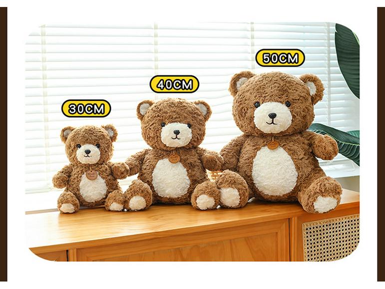 Adorable Teddy Bear Plush Doll - Perfect Children's Birthday Gift