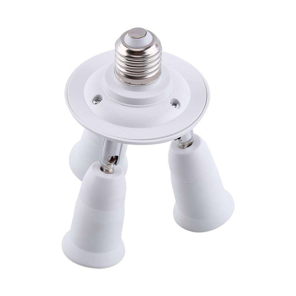 5 In 1 Adjustable E27 To E27 Base Light Lamp Bulb Adapter Holder Socket Splitter New #3