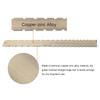 Guitar Fretboard Ruler Measuring Dual Notch Straight Luthier Stainless for Guitar Neck Leveling and Guitar Inspection Tool, Scale, 24.75 Fretboard,
