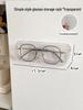 Wall-Mounted Punch-Free Glasses Storage Rack for Bathroom/Bedside