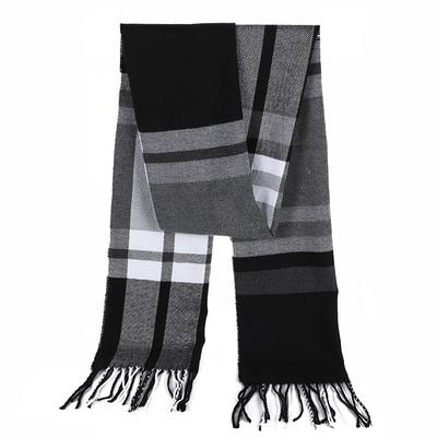 Neuer Herbst- und Winterschal für Herren, vielseitiger Modetrend, Quastenschal für Wärme, einfarbig, dicke Wolle, gute Qualität, hohe Kosteneffizienz