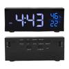 Digital Alarm Clock 2.15 Inch LED Display Dual Alarms Adjustable Volume Dimmable 12H 24H Electronic Desk Clock with