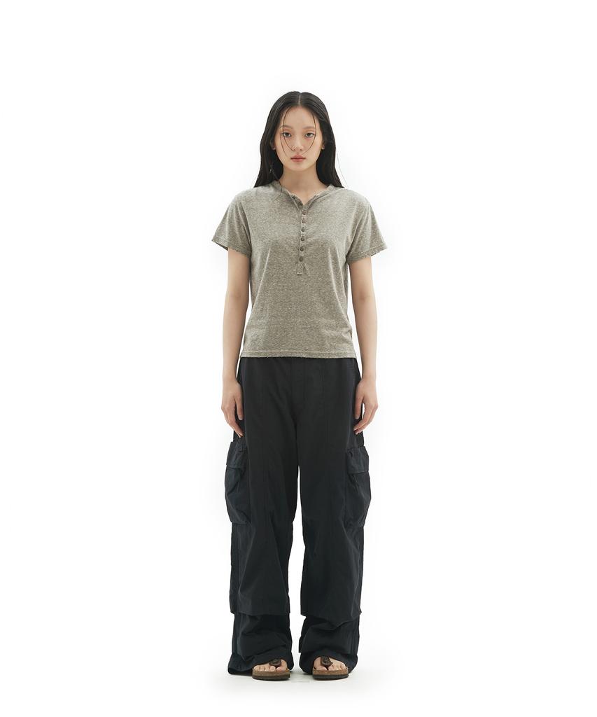 Depeugameoncheu Button-Up Rough T-Shirts [2Color]