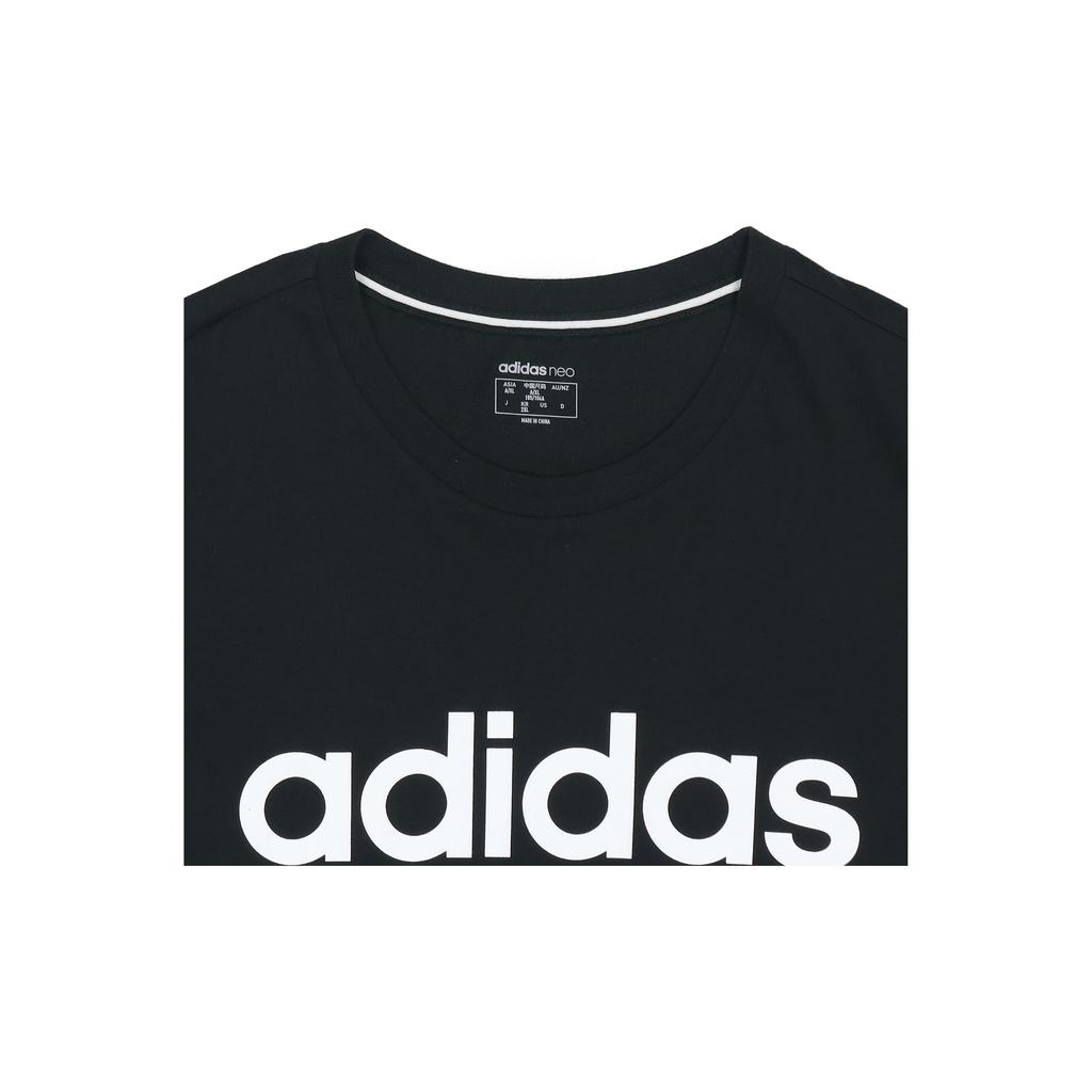 adidas Neo CE Logo T1 Training Short Sleeve Crew Neck T-Shirt Men Tops Black GP4887