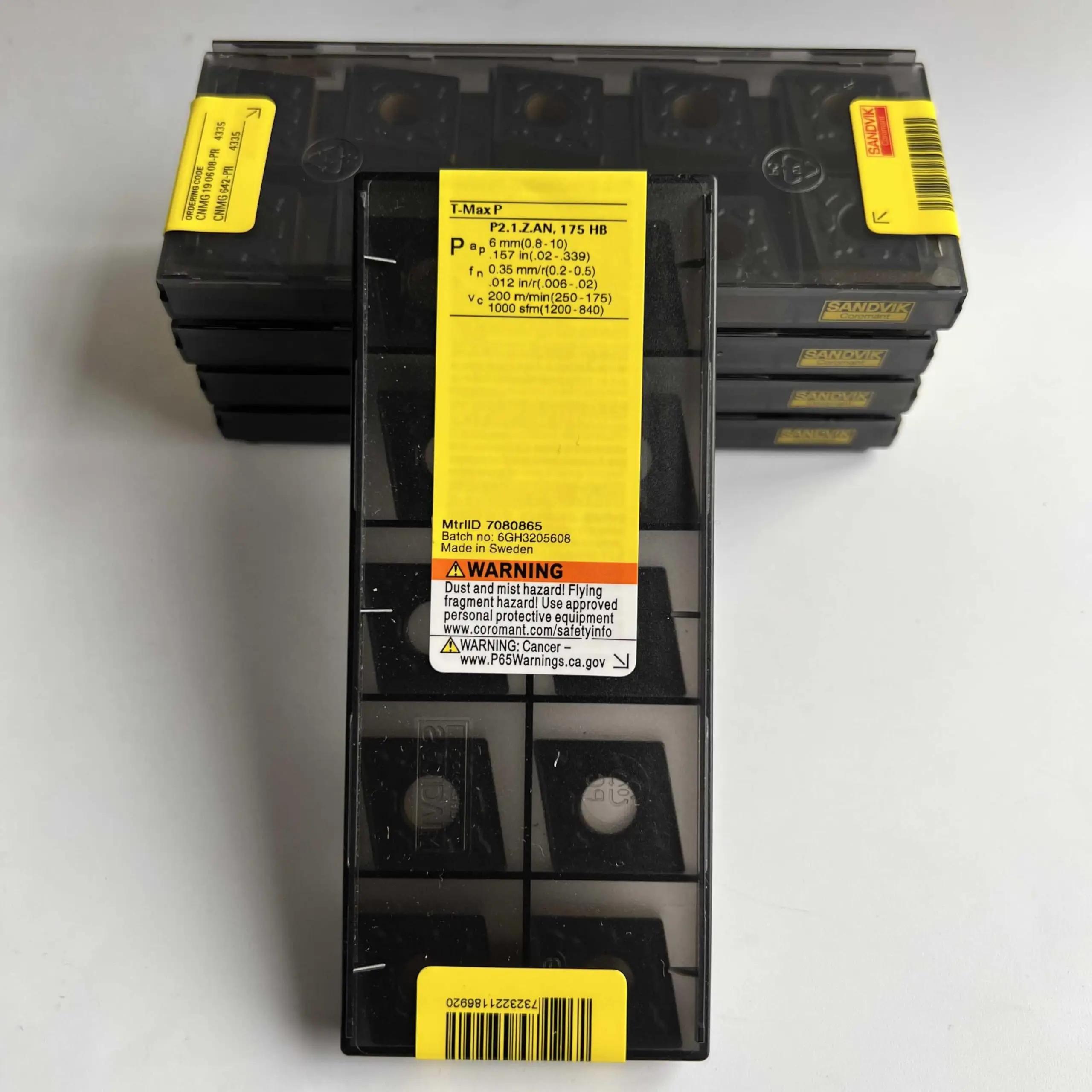 

Original Sandvik / CNMG190608-PR 4335 / CNC lathe carbide blade 10 Pcs