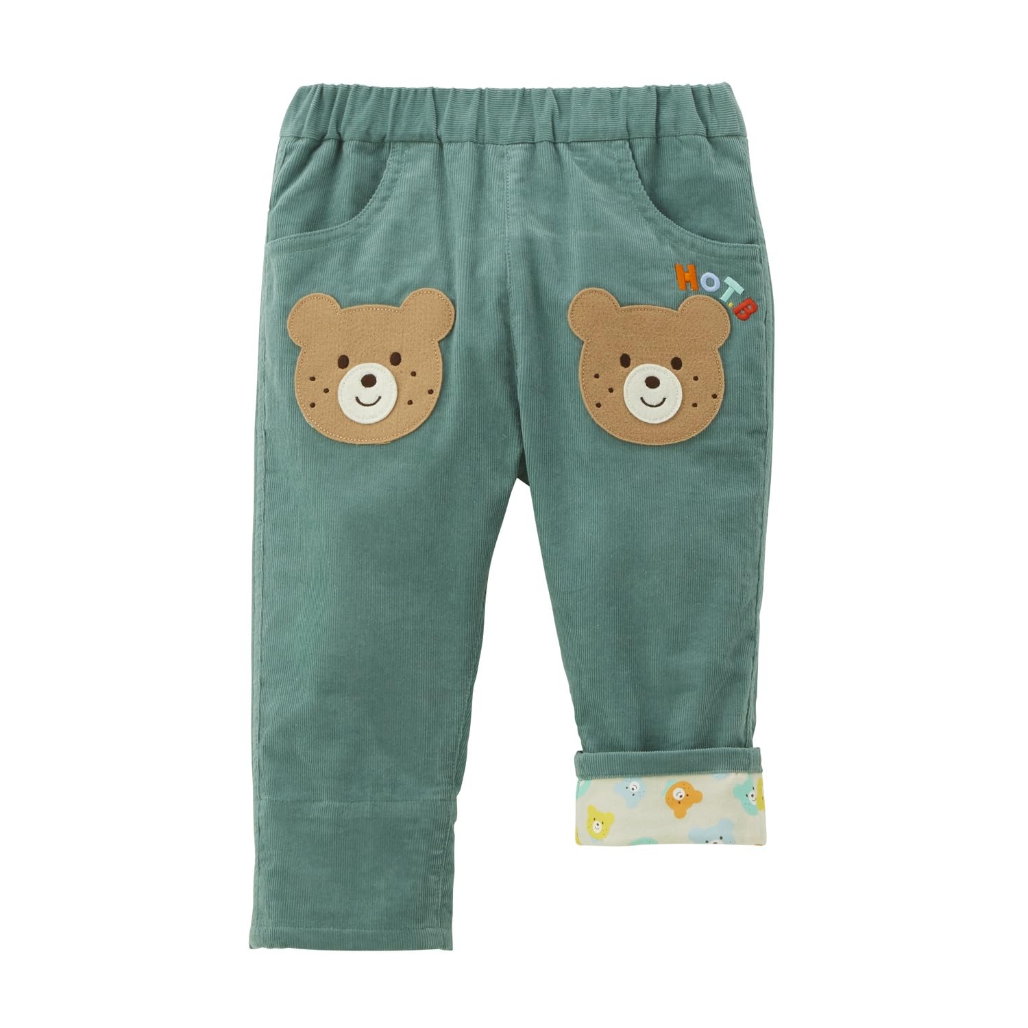 

MIKIHOUSE HOT BISCUITS Pants, Boys and Girls, Baby, Children s Clothing, Ice Green, Size 120cm, 73-3202-687