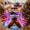 DRAGON BALL Desenli Yuvarlak Halı, İç/Dış Mekan Paspası, Piknik, Oyun Odası, Yatak Odası, Ofis, Oturma Odası, Ev Dekorasyonu Halısı, Doğum Günü Hediyesi