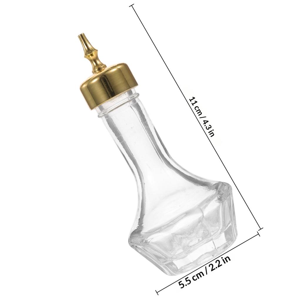 30Ml Style Bitters Bottle Japanese Vintage Cocktail Bar Dispenser for Absinthe Herbal Bitter Aperitif Service