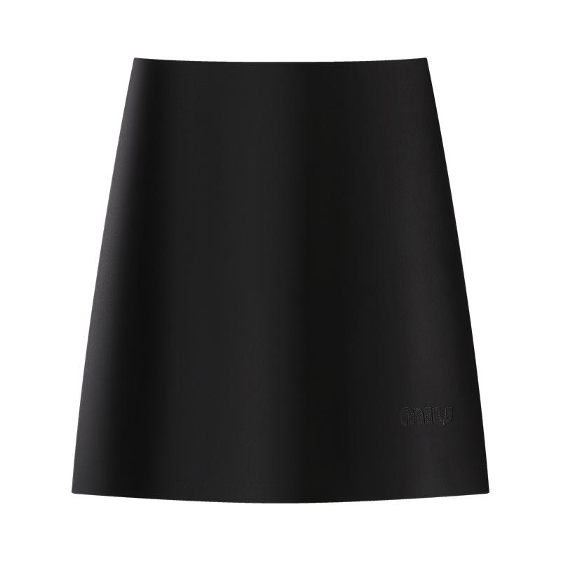 

Women s Black Midi Skirt - Summer 2025 High Waist A-Line Pencil Design L