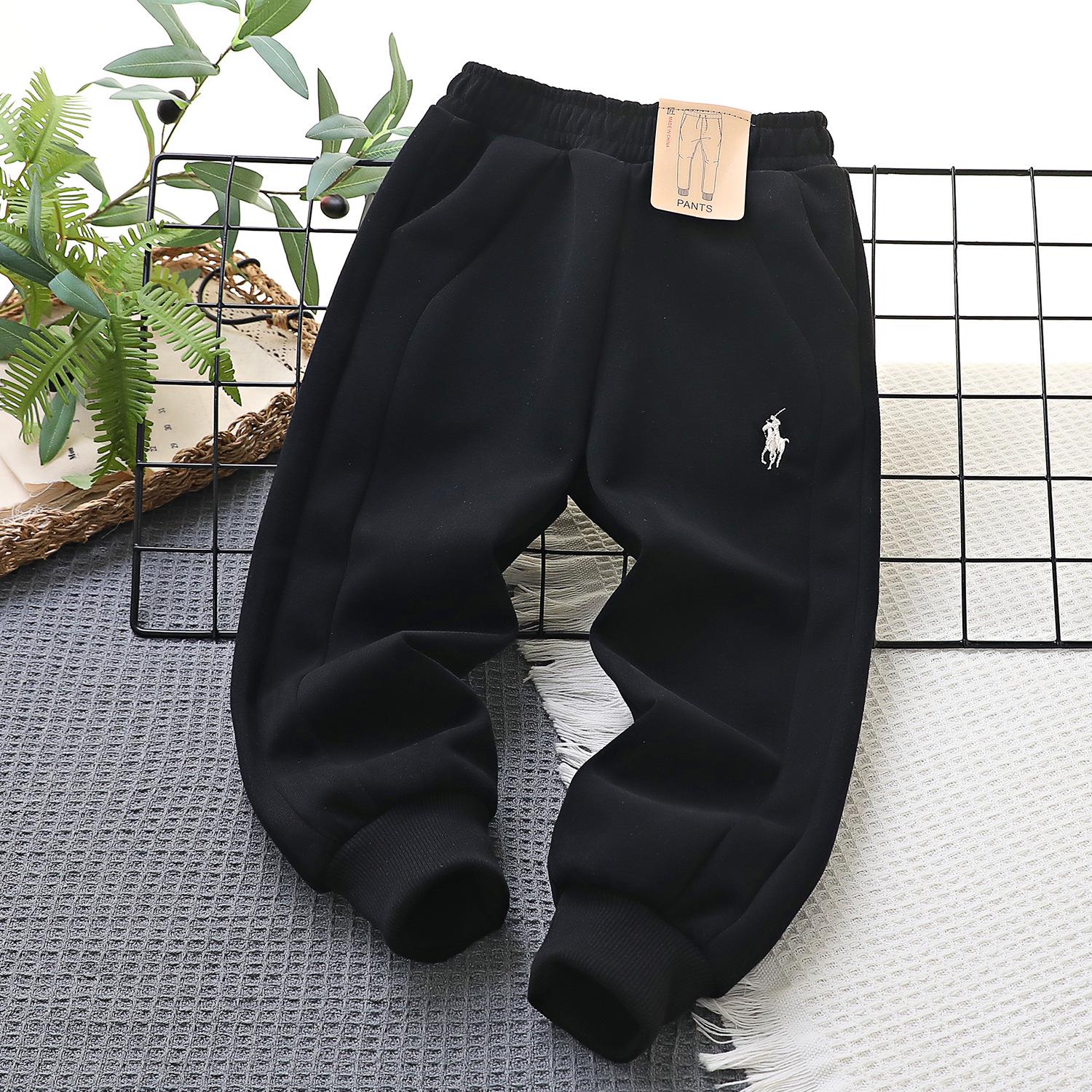 

Дитячі спортивні штани Spring Pony 2024 - корейський стиль 160 cm чорний