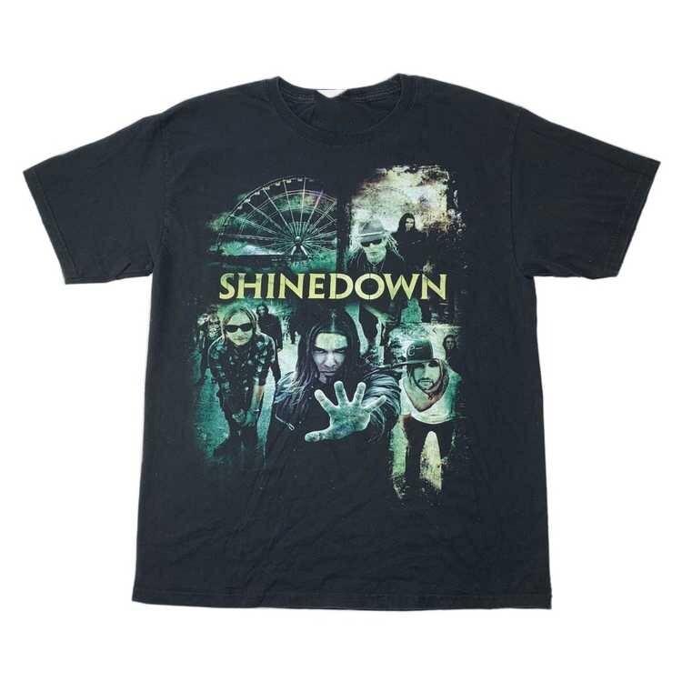 Винтажная футболка Shinedown с коротким рукавом, черная, унисекс, S-234XL, футболка унисекс, тур 2000 года M