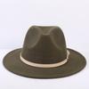 Popular European and American Classic Simple Flat-brimmed Top Hat Men's and Women's Fashionable and Elegant Versatile Jazz Hat Top Hat