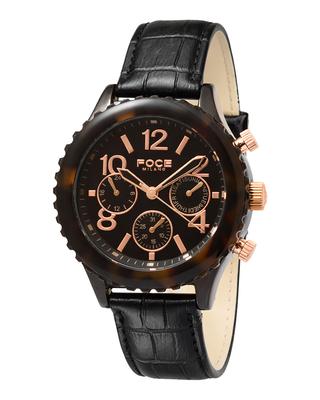 Poche 44Mm Camouflage Men'S Leather Watch Fm7741L-Bk