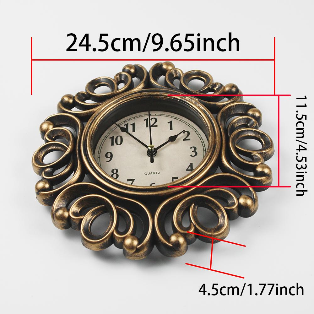 10 Inch Bedroom Simplicity Wall Clock Wall Clock Large Number Wall Clock Silent Watch Home Living Room Office Study