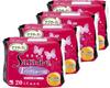 Bulk Sarasaty Sararie Unscented Panty Liners for 20 Sheets X 4 Packs Purchase T-Back Panties,