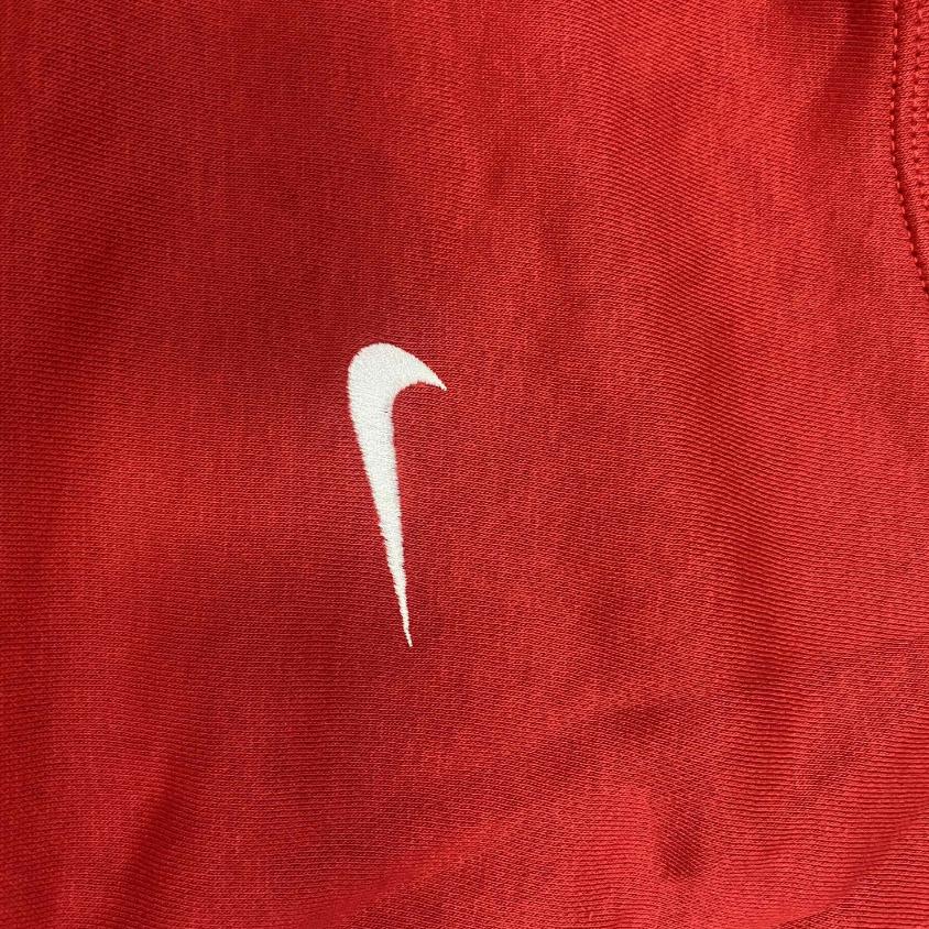 Nike Logo Fleece Warm Hooded Sweatshirt Men Sweatshirts Red 623453-657
