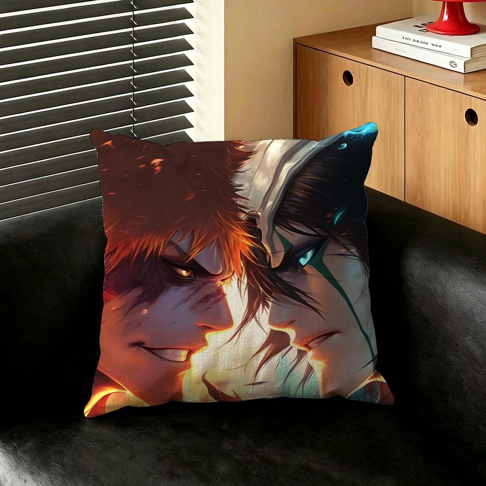 Anime BBLEACH Cushion Cover Creative Pillowcases for Interior Decoration Office Living Room Home Car Hot