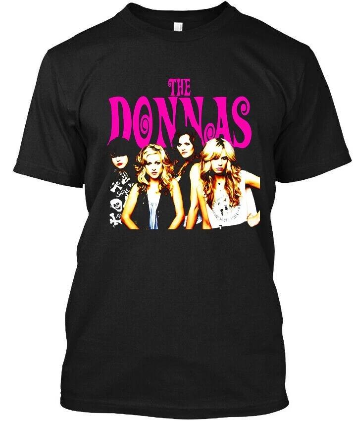 Men s and Women s T-shirts Limited New Popular The Donnas American Graphic Classic Art Logo T-Shirt S-4XL XL