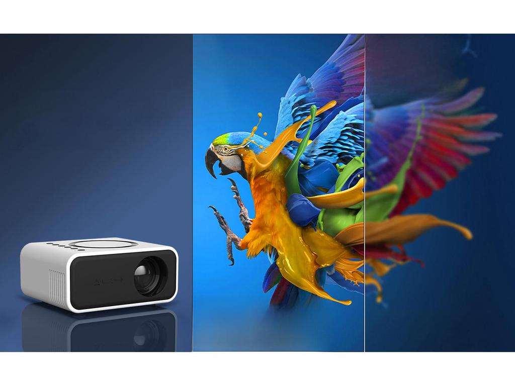 YT300 Portable Mini LED Projector with Wireless & Wired Phone Screen Sharing