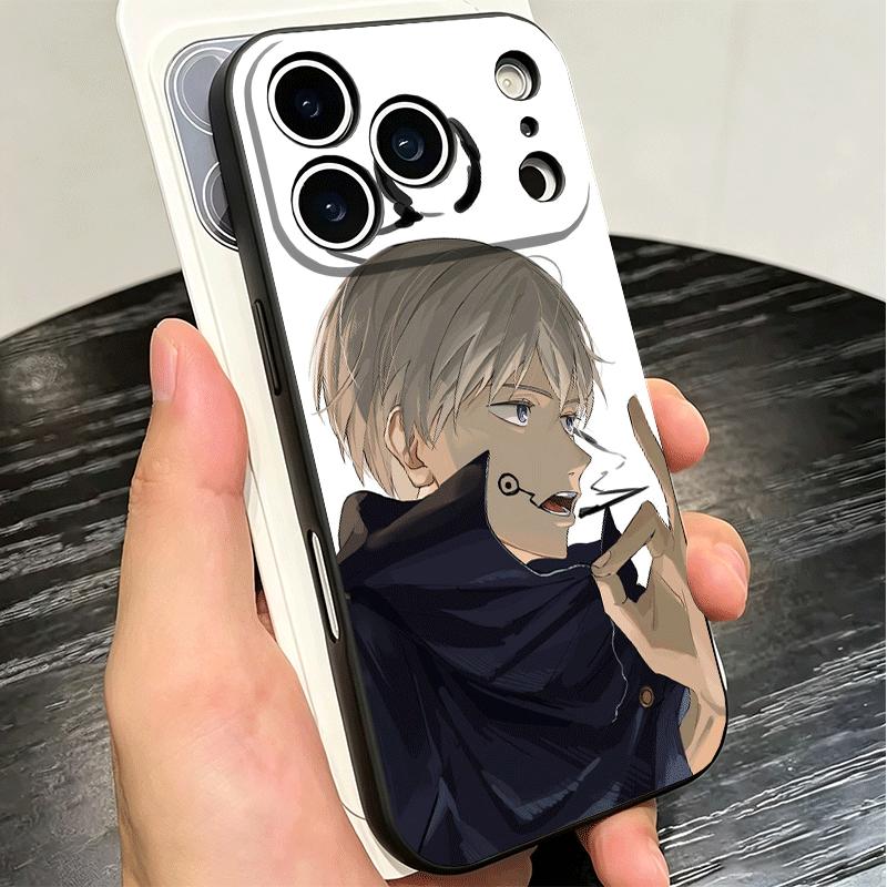 Anime Inumaki Toge JUJUSU Soft Phone Case for iPhone 16 16E 17 Air 15 Pro Max 14 Plus 13 Mini 11 12 7 Black Cover Back Shell