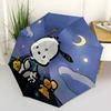 1pc Nightly Adventure: Cute Bunny & Friends Umbrella - Automatic Opening/Closing, Foldable Design, Outdoor, Festive Gift for Fans, Travelers, Everyday