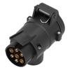 EU 12V Trailer Plug Adapter Waterproof 7 To 13 Pin Truck Interface RV Power Cord Socket Connector