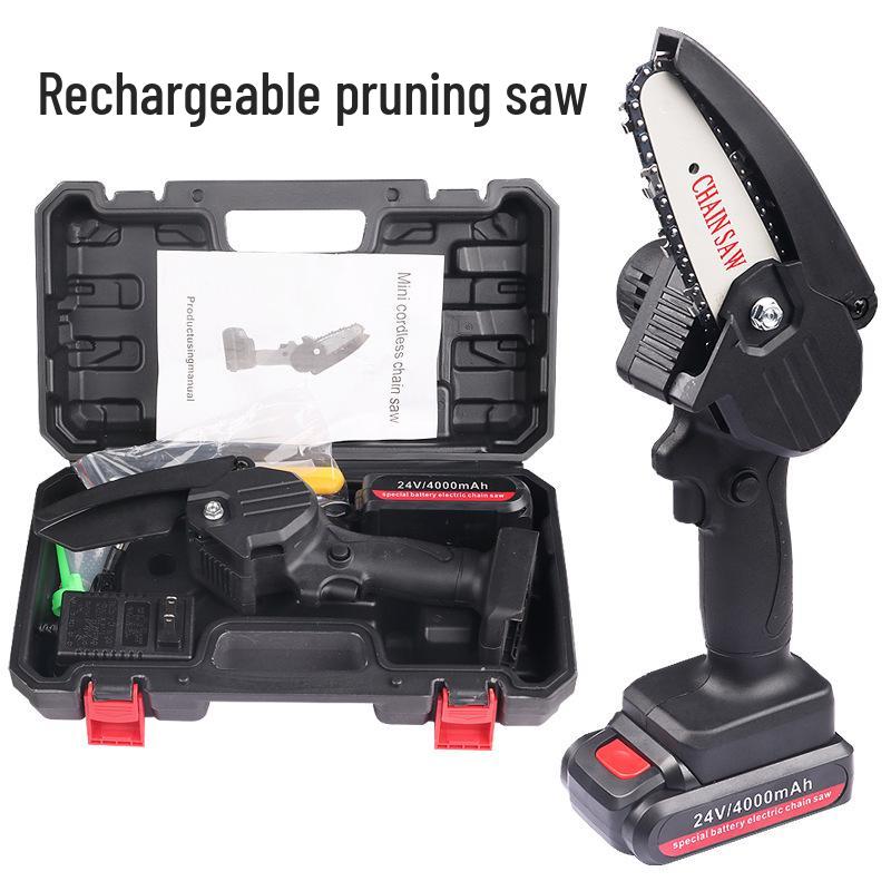 Cordless Handheld Mini Electric Chainsaw for Woodworking & Gardening