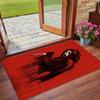 Crystal Velvet Rug Soft Non Slip Indoor Floor Mat Home DecorScream Ghostface