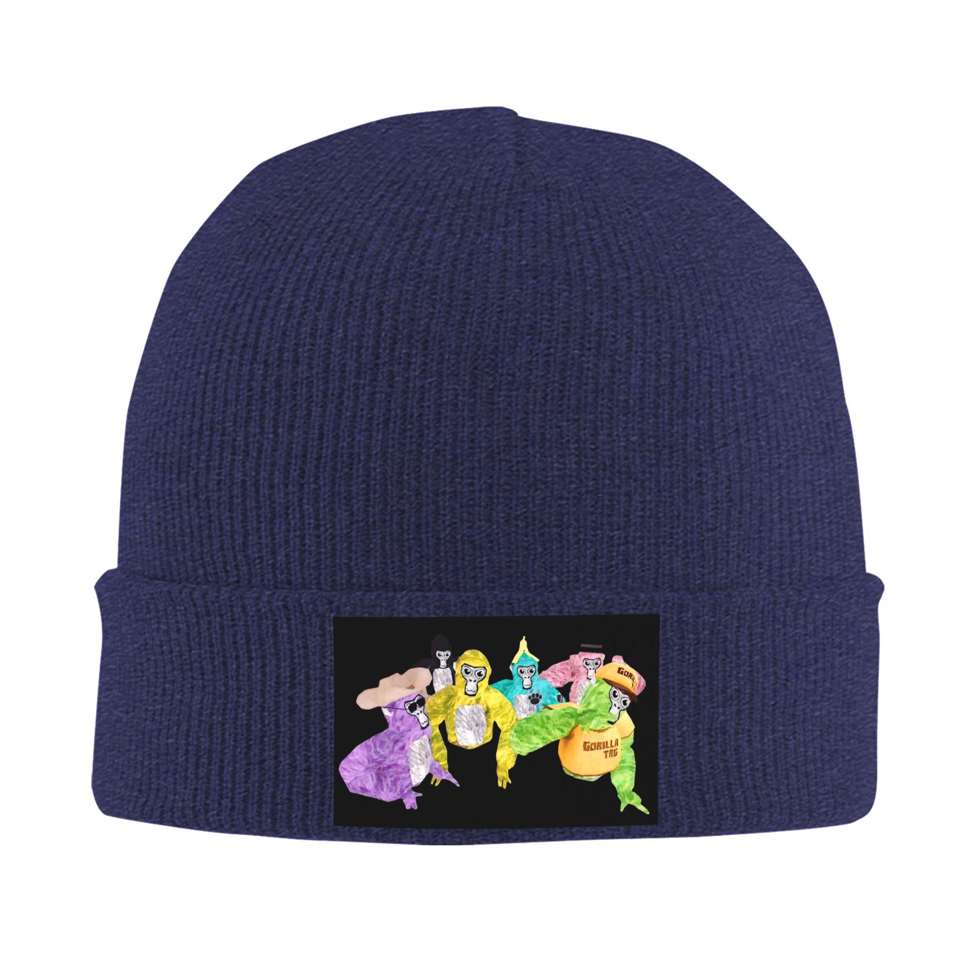 

Gorilla Tag Monkey Winter Skullies Beanies Hat Warm Autumn Knitted Hats Bonnet Caps for Women Men One Size