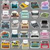 50 Retro Typewriter Graffiti Stickers Personalized Creative Trends DIY Water Cup Luggage Decorative Stickers