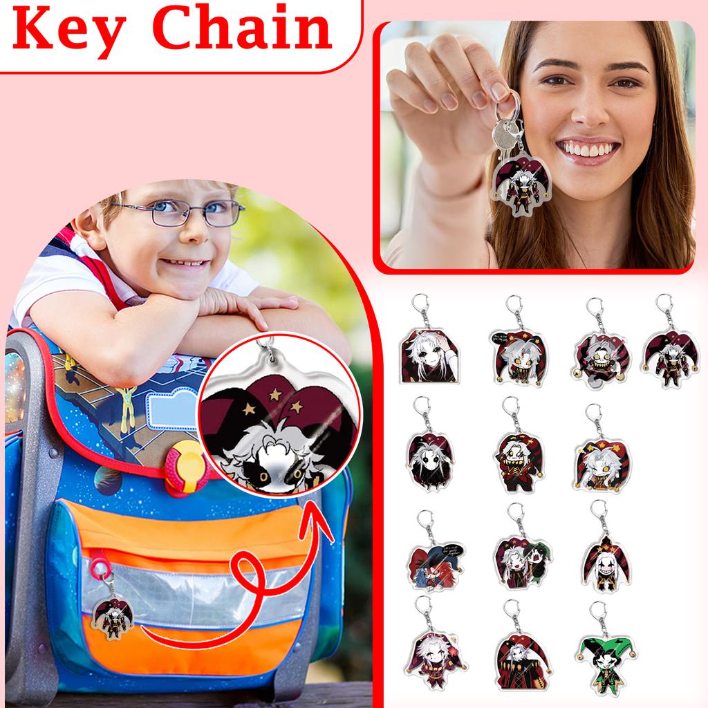 Chaveiro de Acrílico HD Anime Anime Freak Pingente Decorativo para Bolsa