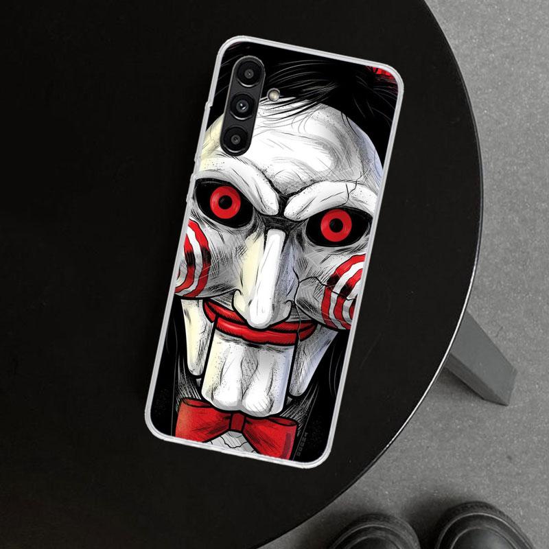 The Jigsaw Killer Horror Phone Case Cover for Samsung Galaxy A17 A16 A26 A36 A56 A57 A37 A15 A25 A35 A55 A14 A24 A34 A54 A13 A23