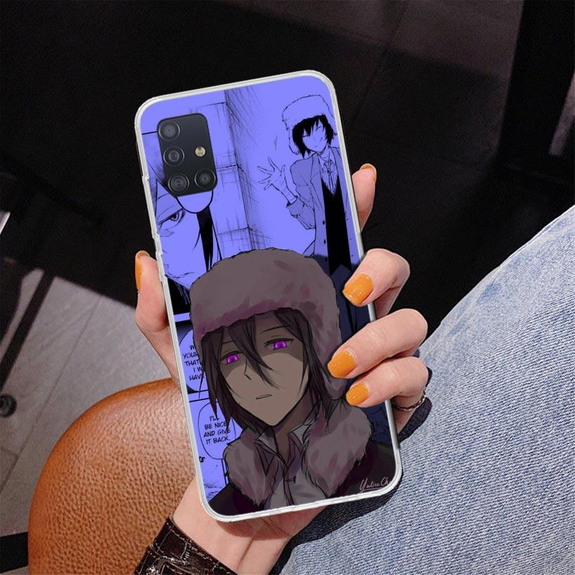Bungo Stray Dogs Manga Phone Case For Samsung Galaxy A52 A32 A22 A12 A51 A31 A50S A30S A20S A10S Note 20 Ultra 10 Plus S10 A72 A
