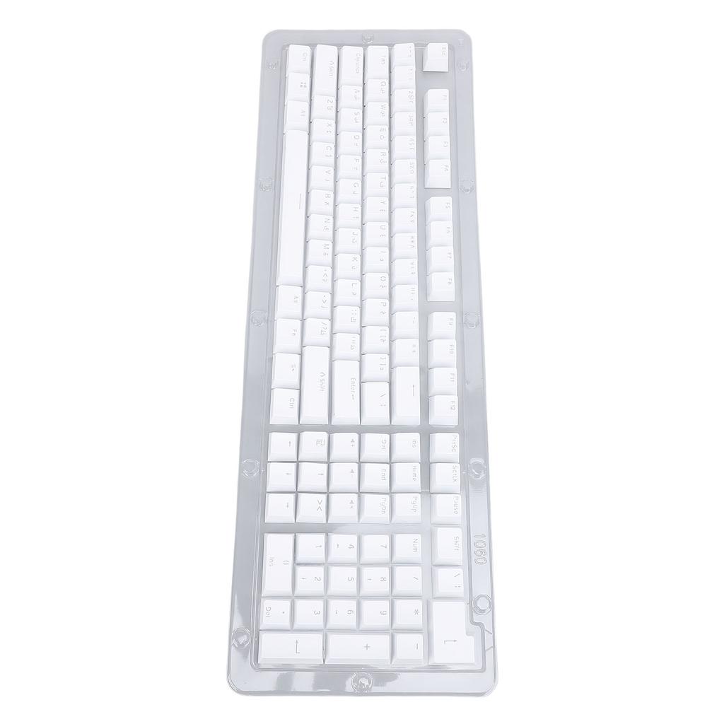 112 Keys Arabic Keyboard Key Minimalist Mechanical Keyboard Key for 61 64 68 84 87 96 98 100 104 108 Keyboards
