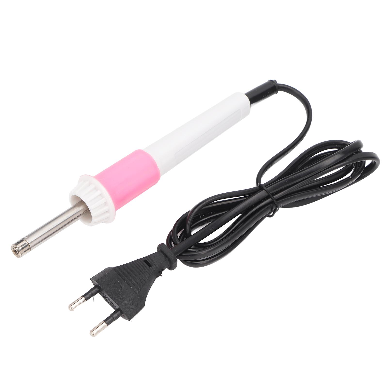 

Аппликатор для горячей фиксации с 7 наконечниками, железными кольцами, 15 Вт, быстрый нагрев, полуавтоматический, энергосберегающий, своими руками, горячий EU Plug