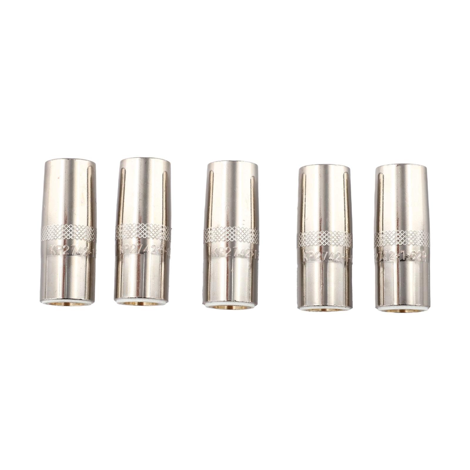 

5Pcs Welding Nozzle 350A Threaded Nozzle Model KP2742-1-62R For Lincoln For Magnum PRO 250L And PRO 300L MIG Welding Gas Parts China Mainland