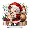 Christmas Snowman Diamond Painting Tabletop Ornaments Kit Acrylic Table Top Diamond Painting Ornament Kits Bedroom Table Decor