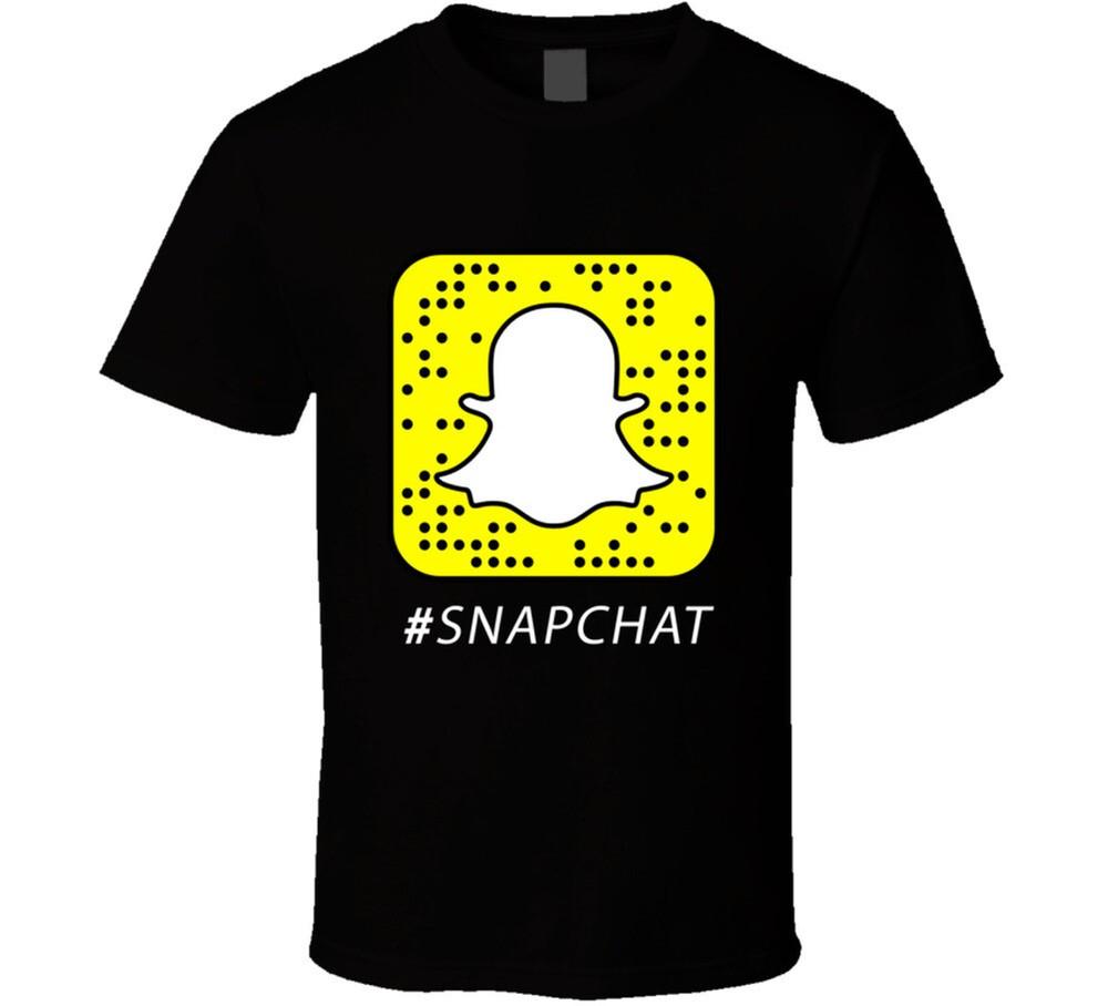 

snapchat Black T Shirt 2XL