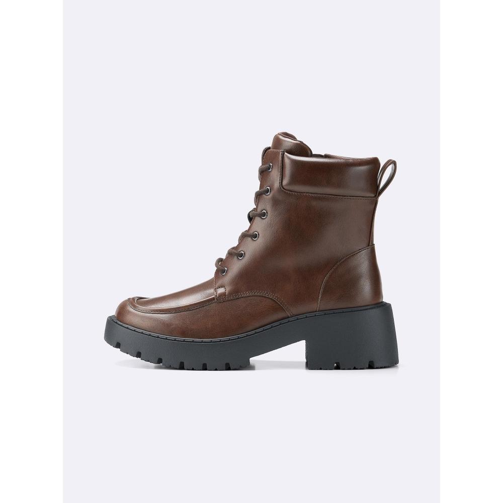 

Gu By Uniqlo Ботинки на шнуровке с объемной подошвой 09 BLACK/XS