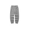 Colorful Casual Series Elastic Cuff Polyester Cotton Fleece Lined Warm Knitted Sports Pants Women Bottoms Light-Gray L323W105-004F