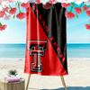 Texas Tech Red Raiders Print Beach Towel, Large Soft Quick Dry Towel for Beach Camping Swimming