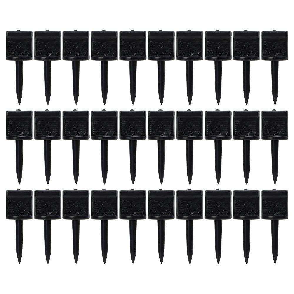 

30Pcs Black Target Nails Nylon Target Face Pins Fixing Tools Archery Target Pins Target Papers