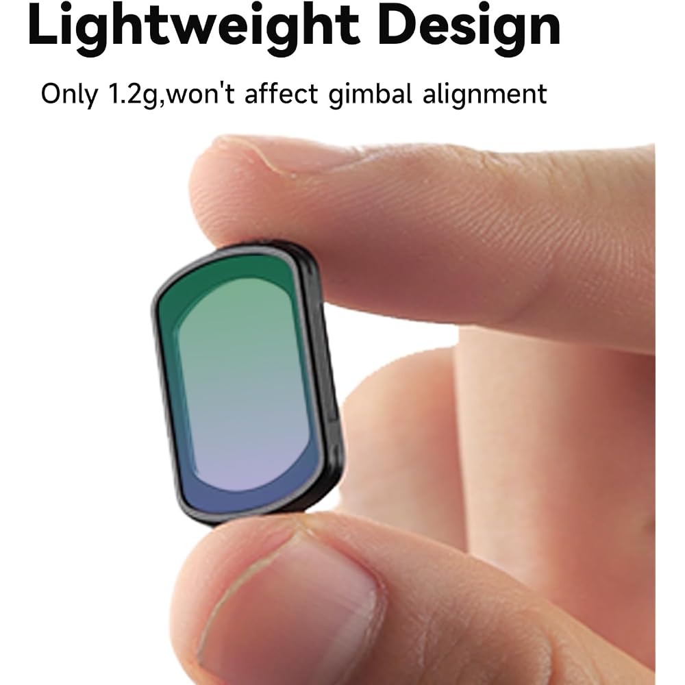 Haoge Magnetic UV Filter for DJI Osmo Pocket 3 4 Creator Combo, Multi-Coated Lens Protection Filter, Lightweight Action Camera Accessory