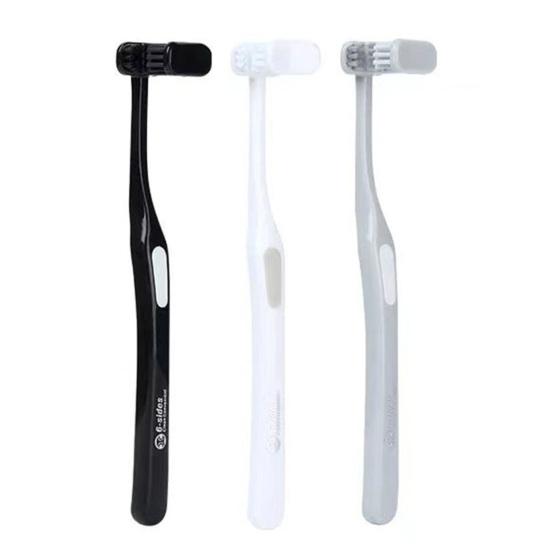Yousheng Toothbrush 6 Sides All Rounded Ergonomics Handle Family Adult Soft Fur Comfortable Tooth Care Brush for Unisex