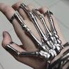 Retro Punk Gothic Skeleton Hand Bracelet for Halloween
