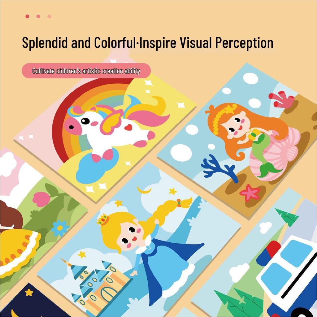 Children's DIY Sand Painting Kit - Gift for Boys and Girls
